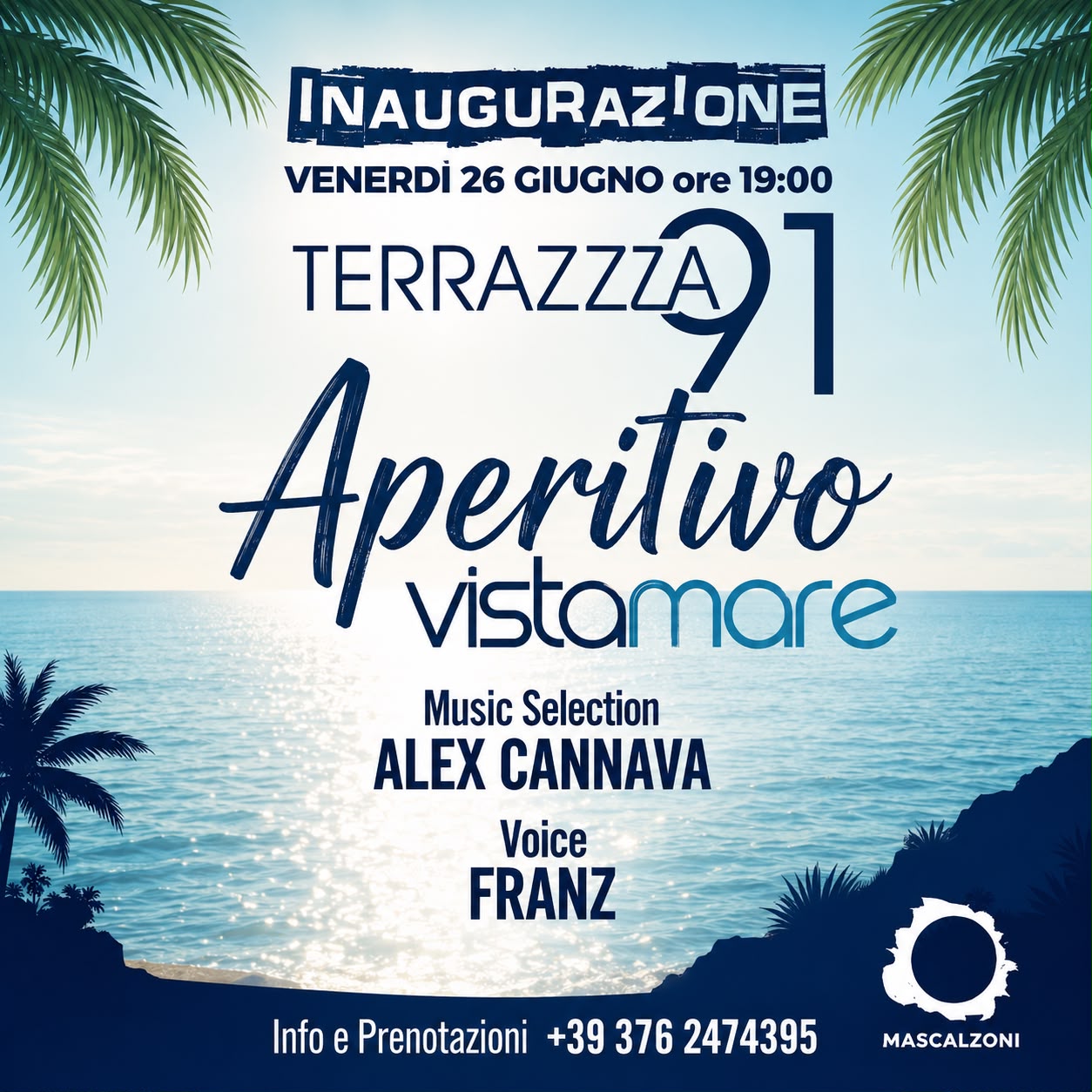 Aperitivo Vista Mare — Terrazza 91